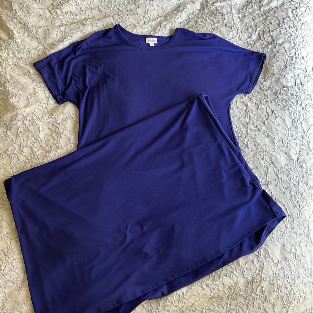 Lularoe Maria maxi t-shirt dress